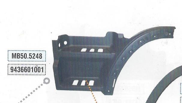 BASAMAK YUVASI ACTROS MP II SOL ust 943 660 1001